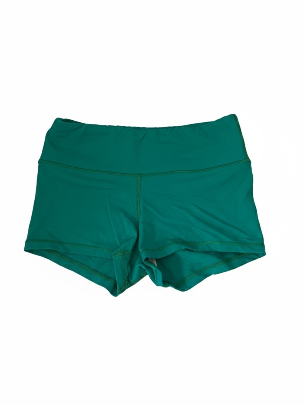 Fleo Teal High-Waist Bike Shorts - Size S - Squat Proof Workout